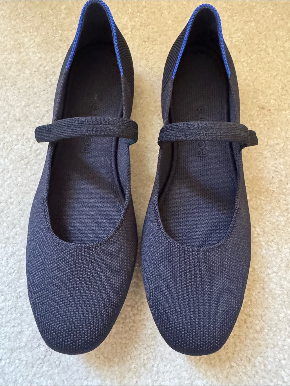 Rothy’s Black Knit Mary Jane Shoes